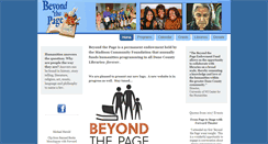 Desktop Screenshot of beyondthepage.info